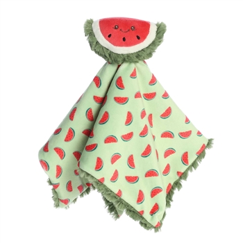 Precious Produce Baby Safe Plush Watermelon Luvster Cuddle Toy by Ebba