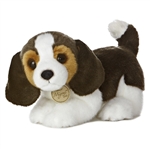 Realistic Stuffed Beagle Puppy 10 Inch Plush Dog by Aurora