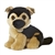 Realistic Stuffed German Shepherd Puppy 10 Inch Plush Dog by Aurora