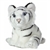 Realistic Stuffed White Tiger Cub 10 Inch Plush Animal by Aurora