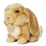 Realistic Stuffed Lop-eared Bunny 8 Inch Plush Animal by Aurora