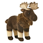 Realistic Stuffed Moose 11 Inch Plush Animal by Aurora