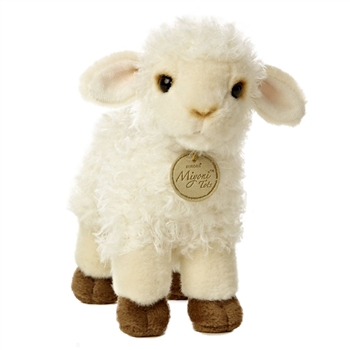 Realistic Stuffed Baby Sheep 7 Inch Plush Lamb by Aurora