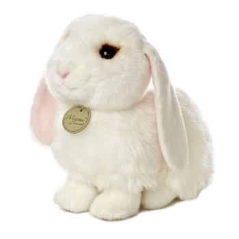 Realistic Stuffed Lop Eared Bunny 9 Inch Plush Rabbit by Aurora
