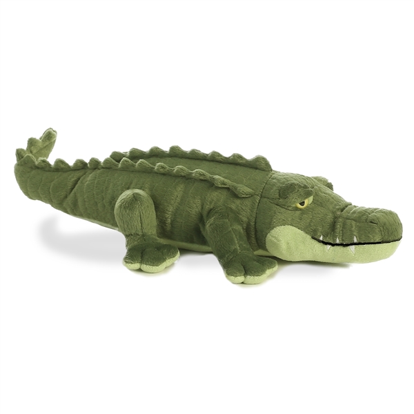 Realistic Stuffed Alligator 16 Inch Plush Animal by Aurora at Stuffed Safari
