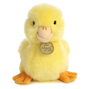 Realistic Stuffed Duckling 7 Inch Miyoni Plush by Aurora