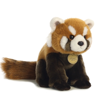 Realistic Stuffed Red Panda 9 Inch Miyoni Plush by Aurora