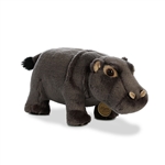 Realistic Stuffed Hippopotamus 9 Inch Miyoni Plush by Aurora
