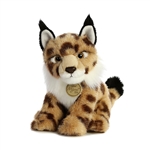 Realistic Stuffed Lynx 9 Inch Miyoni Plush by Aurora