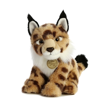 Realistic Stuffed Lynx 9 Inch Miyoni Plush by Aurora