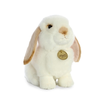 Realistic Stuffed Tan Eared Lop Rabbit 9 Inch Miyoni Plush by Aurora