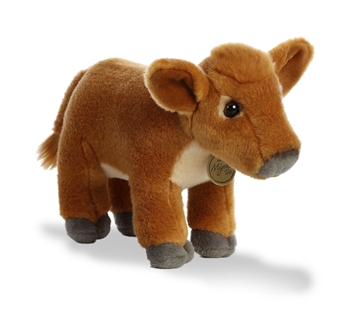 Realistic Stuffed Jersey Calf 10 Inch Miyoni Plush by Aurora