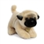 Realistic Stuffed Pug Puppy 9 Inch Miyoni Plush by Aurora