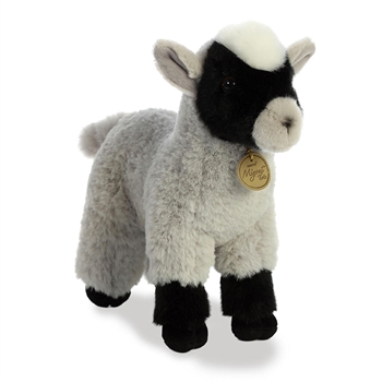 Realistic Stuffed Goat Kid 10 Inch Miyoni Plush by Aurora