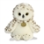 Realistic Stuffed Snowy Owlet 9 Inch Miyoni Plush by Aurora