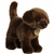 Realistic Stuffed Chocolate Lab 10 Inch Miyoni Plush by Aurora