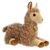 Realistic Lying Stuffed Brown Llama Miyoni Plush by Aurora
