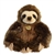Realistic Stuffed Three-Toed Sloth 14.5 Inch Miyoni Plush by Aurora