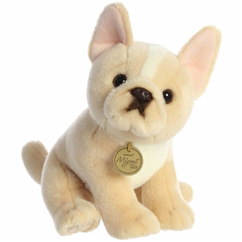 Realistic Stuffed French Bulldog Puppy 9 Inch Miyoni Plush by Aurora