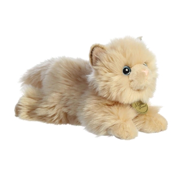 Realistic Stuffed Persian Cat 8.5 Inch Miyoni Plush by Aurora