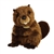 Realistic Stuffed Beaver 9 Inch Miyoni Plush by Aurora
