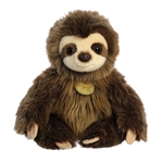 Realistic Stuffed Baby Sloth 8.5 Inch Miyoni Plush by Aurora