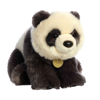 Realistic Stuffed Panda 12 Inch Miyoni Plush by Aurora