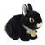Realistic Stuffed Black Netherland Dwarf Bunny Miyoni Plush by Aurora