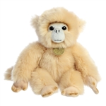 Realistic Stuffed Baby Golden Snub-Nosed Monkey 11 Inch Miyoni Plush by Aurora