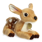 Realistic Stuffed Deer Fawn 9 Inch Miyoni Plush by Aurora