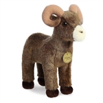 Realistic Stuffed Bighorn Sheep 11 Inch Miyoni Plush by Aurora