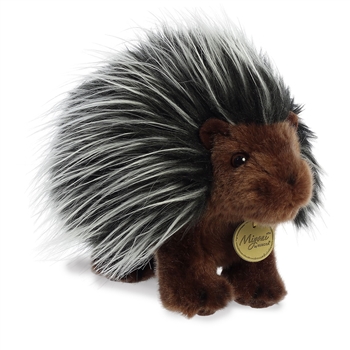 Realistic Stuffed Porcupine 10 Inch Miyoni Plush by Aurora