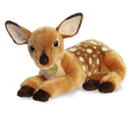 Realistic Stuffed Deer 15 Inch Miyoni Plush by Aurora