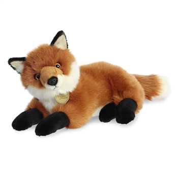 Realistic Stuffed Fox 15 Inch Miyoni Plush by Aurora