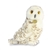 Realistic Stuffed Snowy Owl 15 Inch Miyoni Plush by Aurora
