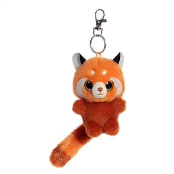Hapee the YooHoo & Friends Plush Red Panda Clip-On by Aurora