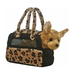 Fancy Pals Plush Chihuahua with Pet Carrier Bag by Aurora