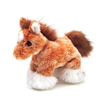 Clyde the Stuffed Clydesdale Horse Mini Flopsie by Aurora