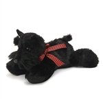 Scotty the Stuffed Scottish Terrier Dog Mini Flopsie by Aurora