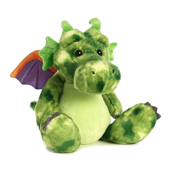 Green sales plush dragon