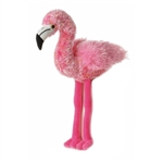 Flavia the Stuffed Pink Flamingo Mini Flopsie by Aurora