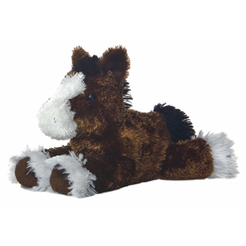 Clydes the Plush Clydesdale Horse Mini Flopsie by Aurora