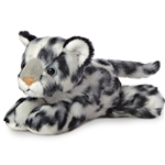 Little Chill the Stuffed Snow Leopard Mini Flopsie by Aurora