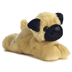 Little Pugster the Stuffed Pug Mini Flopsie by Aurora