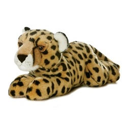 Plush Cheetah 12 Inch Stuffed Flopsie By Aurora