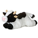 May Bell the Plush Holstein Cow 12 Inch Stuffed Flopsie By Aurora