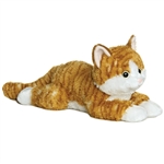 Chester the Stuffed Orange Tabby Cat by Aurora