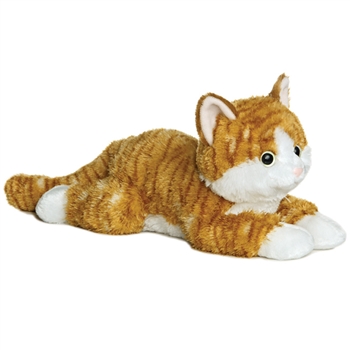 Chester the Stuffed Orange Tabby Cat by Aurora