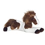 Tola the Stuffed 12 Inch Lying Plush Paint Horse by Aurora