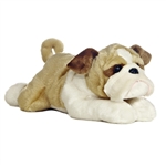 Willis the Stuffed Bulldog Flopsie Plush Dog by Aurora